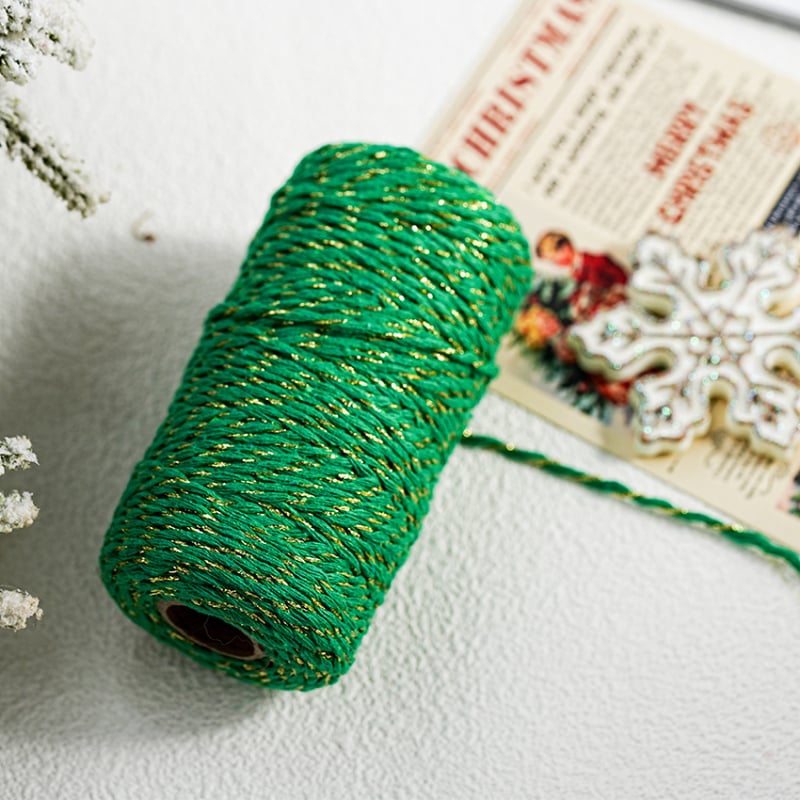 Pamut zsinór ajándékcsomagoláshoz és üdvözlőlap díszítéséhez | Anyag: pamutfonal | Márka: Miao bao