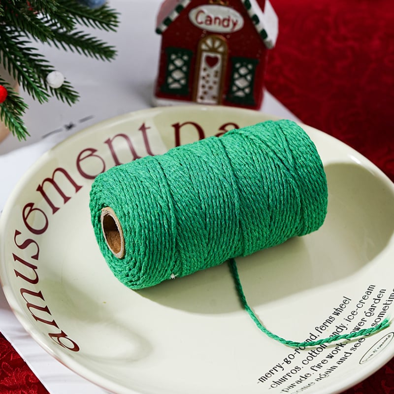 Pamut zsinór ajándékcsomagoláshoz és üdvözlőlap díszítéséhez | Anyag: pamutfonal | Márka: Miao bao