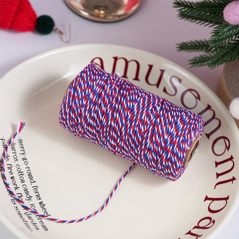 Pamut zsinór ajándékcsomagoláshoz és üdvözlőlap díszítéséhez | Anyag: pamutfonal | Márka: Miao bao