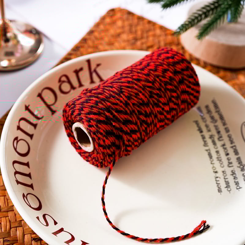 Pamut zsinór ajándékcsomagoláshoz és üdvözlőlap díszítéséhez | Anyag: pamutfonal | Márka: Miao bao