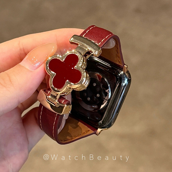 Brățară pentru Apple Watch din piele naturală, lățime 20 mm, compatibilă cu Apple Watch, stil modern (greutate 22)