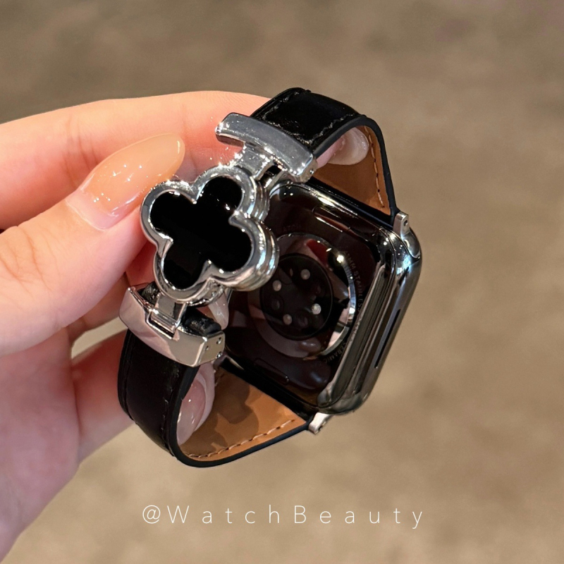 Brățară pentru Apple Watch din piele naturală, lățime 20 mm, compatibilă cu Apple Watch, stil modern (greutate 22)