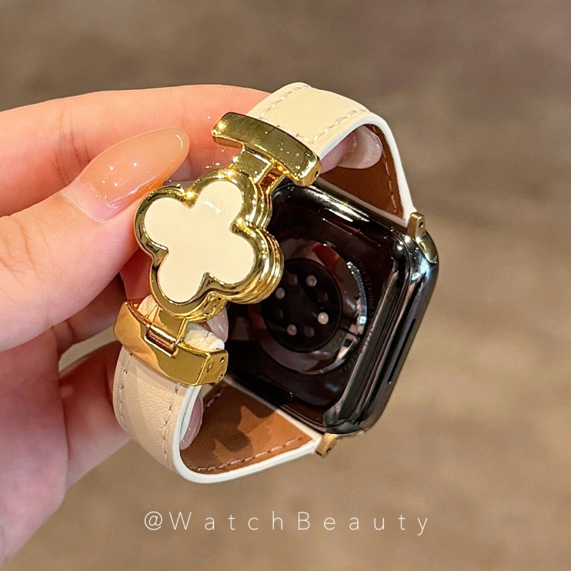 Brățară pentru Apple Watch din piele naturală, lățime 20 mm, compatibilă cu Apple Watch, stil modern (greutate 22)
