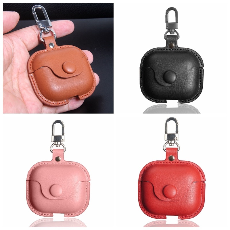 Husă de protecție AirPods pentru AirPods 3, Pro 2 și 4 - Material PU, Design în relief, Carcasă universală portabilă