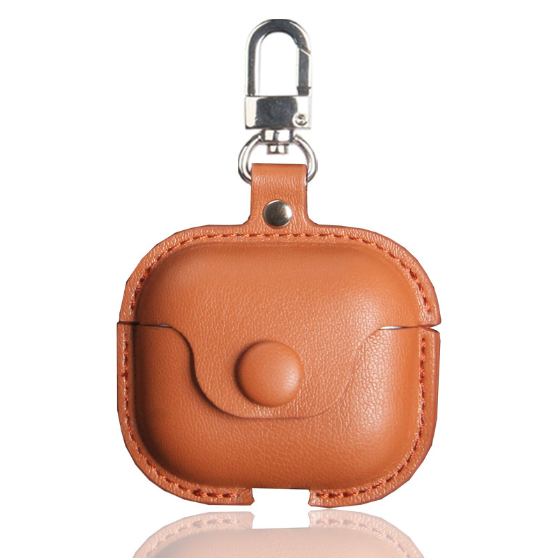 Husă de protecție AirPods pentru AirPods 3, Pro 2 și 4 - Material PU, Design în relief, Carcasă universală portabilă