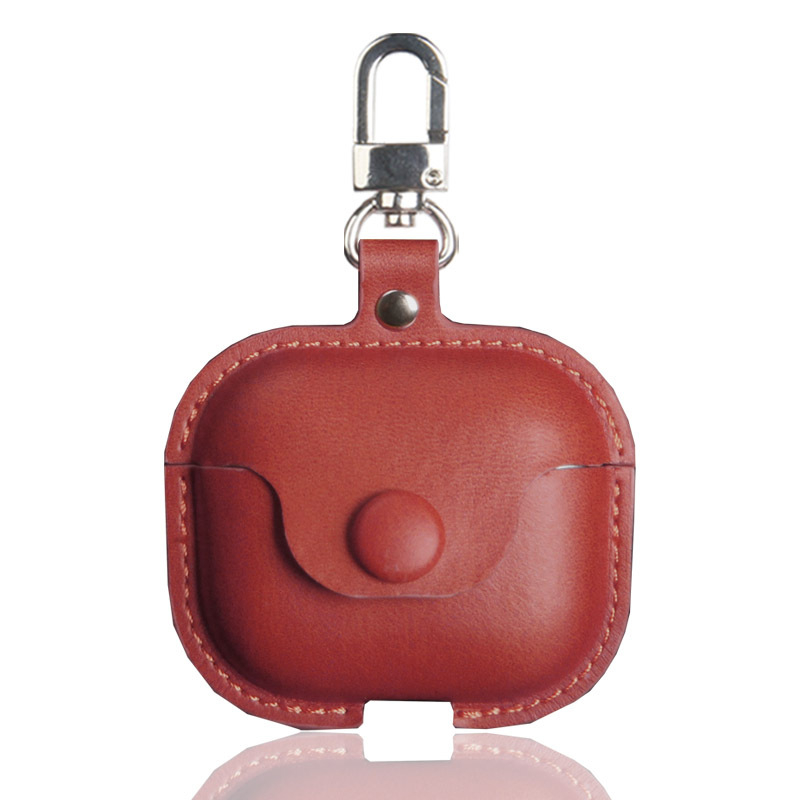 Husă de protecție AirPods pentru AirPods 3, Pro 2 și 4 - Material PU, Design în relief, Carcasă universală portabilă