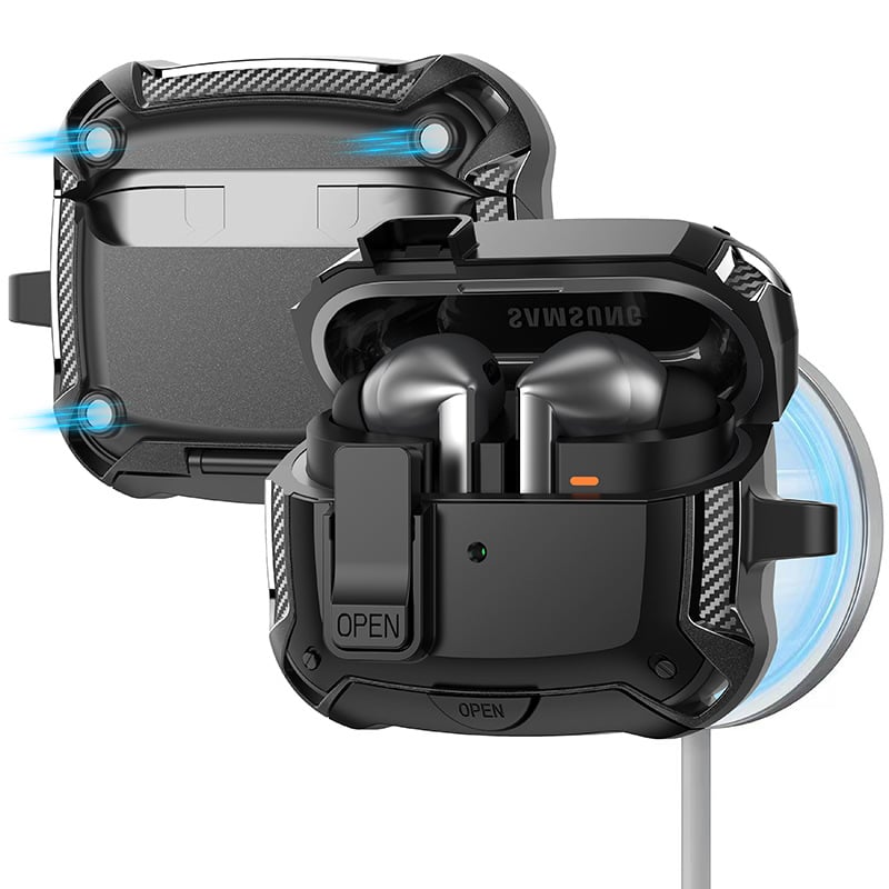 Carcasă TPU rigidă, universală pentru Samsung Galaxy Buds3 / Buds 3 Pro, turnare prin injecție, suport pentru personalizare