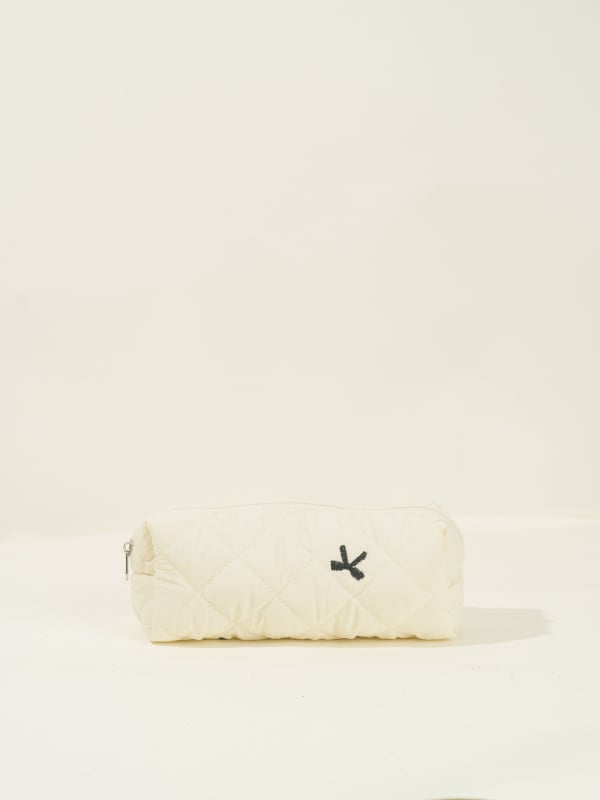 Set de genți: geantă de mână brodată cu funda și kit de genți pentru machiaj/toaletă, capacitate mare, exterior din nylon, căptușeală poliester, model unic, unisex