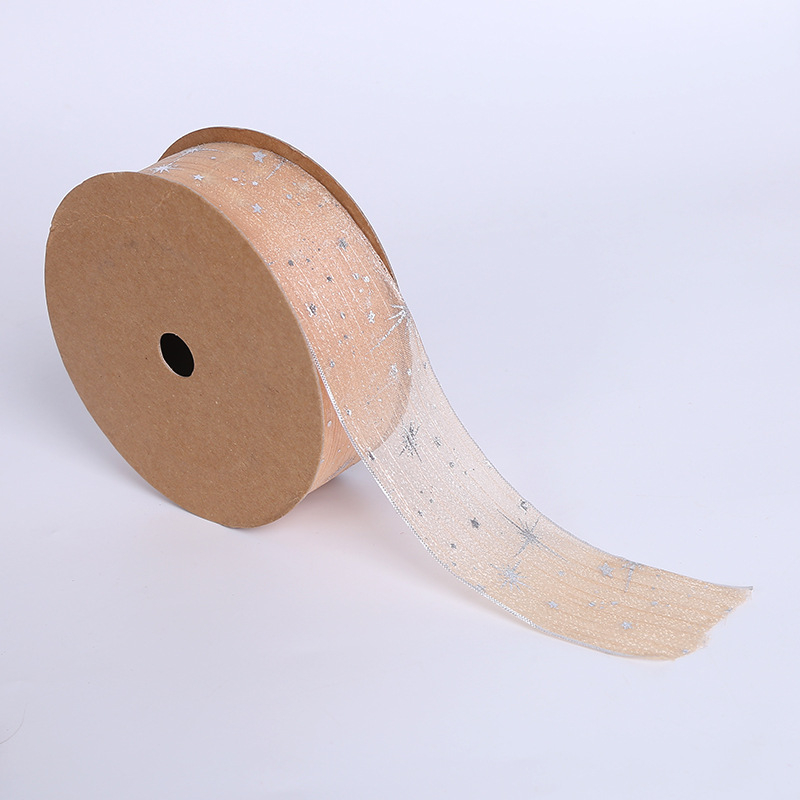 Csillagmintás szalag (nylon és poliészter) ruházathoz és háztartási textilekhez; licenszelt magáncímke