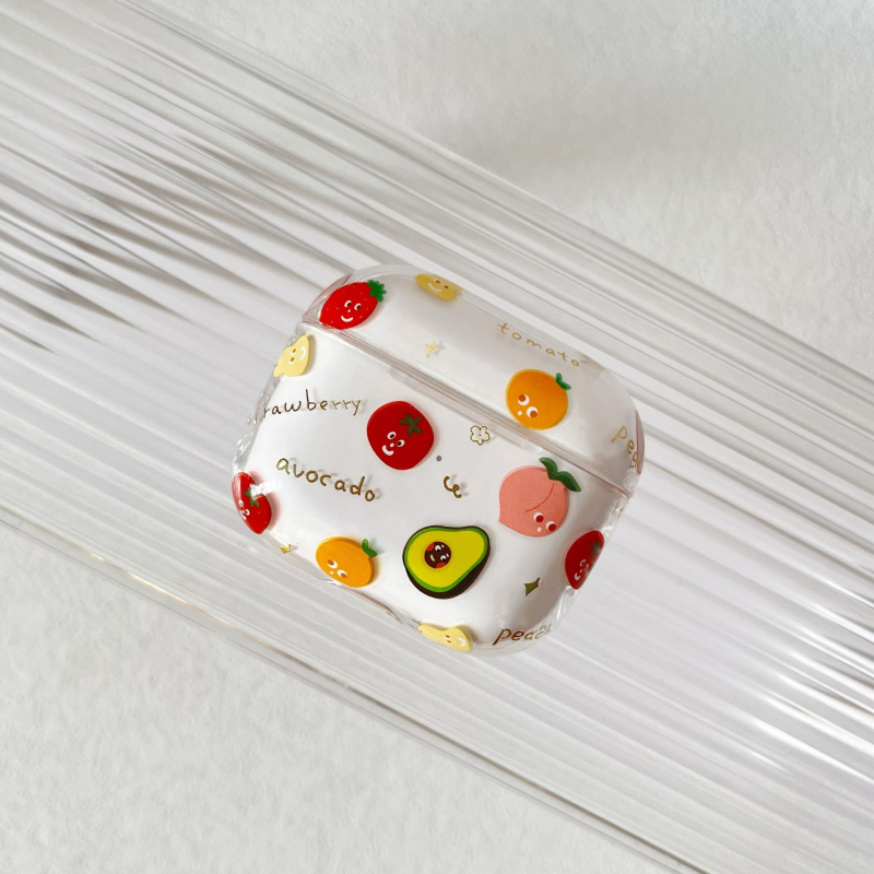 Защитен калъф за AirPods Pro 2 - PC материал, прозрачен, универсален, ръчна изработка, съвместим с Apple