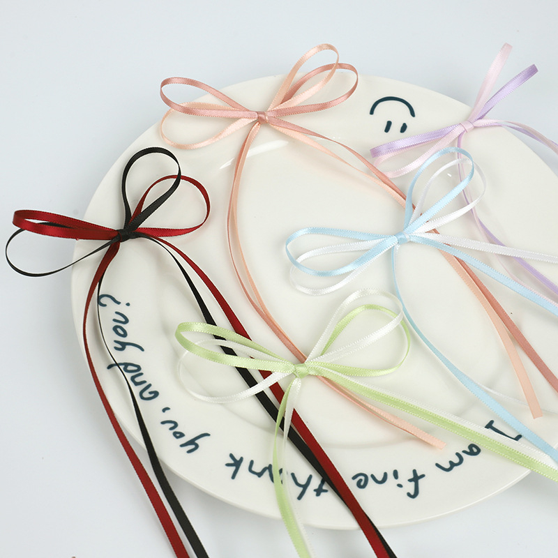 Hajpánt – Kétoldalas szatén, Poliészter velúr anyag, Masni dísz