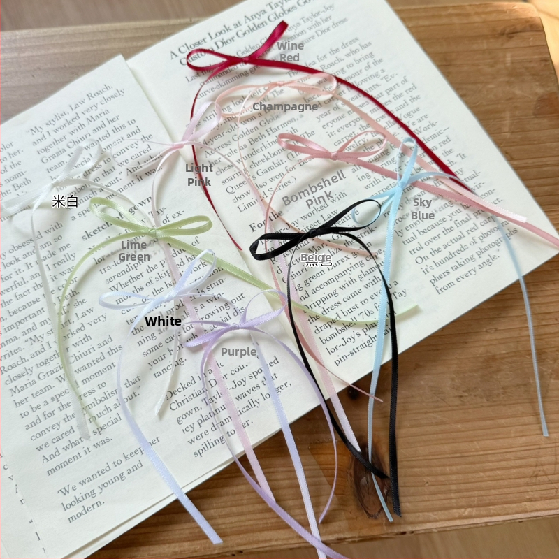 Hajpánt – Kétoldalas szatén, Poliészter velúr anyag, Masni dísz