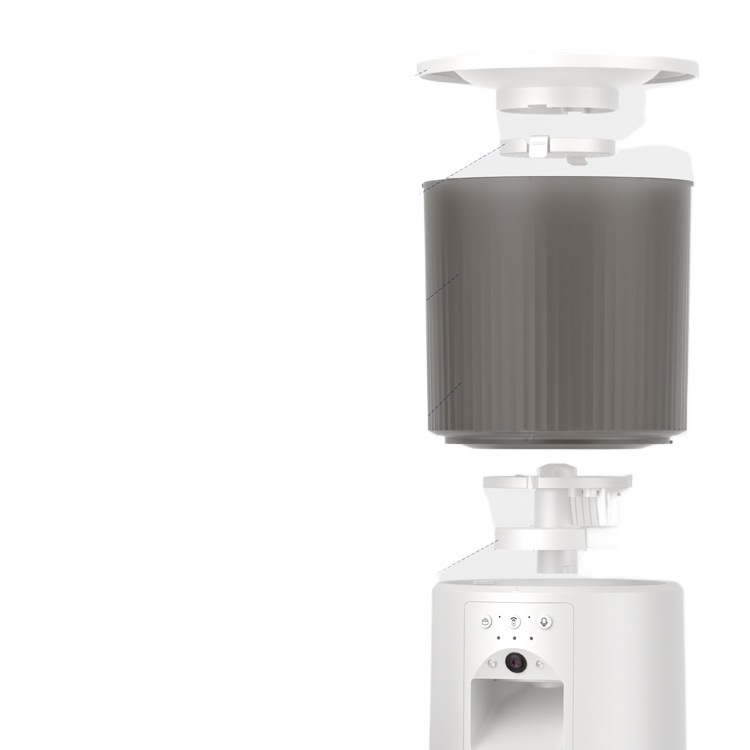 Автоматична хранилка за котки и кучета с таймер и дозиране, визуален дисплей, всичко‑в‑едно – храна и вода