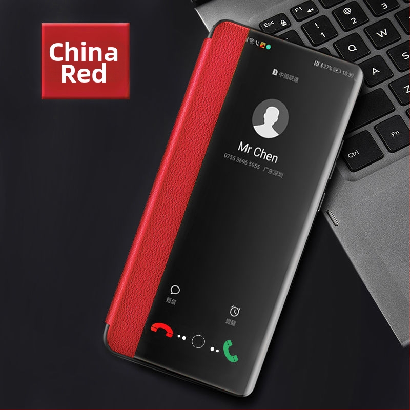 Huawei Enjoy 70X ochranný kryt – flip kožené puzdro, kompletná ochrana, proti pádu, mäkký obal, materiál: preglejka