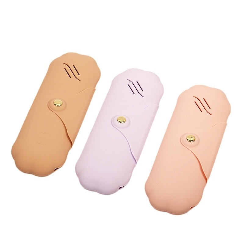 Geantă cosmetică din silicon Xinhuo – impermeabilă, ultra ușoară, antibacteriană, fără căptușeală, monocromă, pentru călătorii