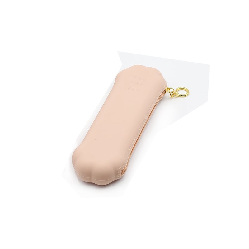 Geantă cosmetică din silicon Xinhuo – impermeabilă, ultra ușoară, antibacteriană, fără căptușeală, monocromă, pentru călătorii