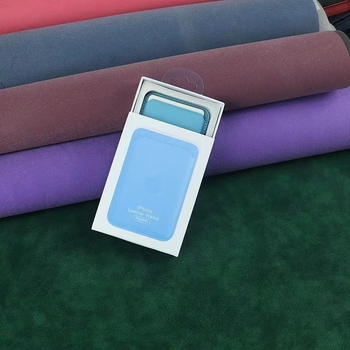 MagSafe картодържател за iPhone 12/12 Pro/12 Pro Max/12 mini/14 Pro Max — PU кожа, магнитно задържане, горещо пресована изработка, възможност за персонализиране