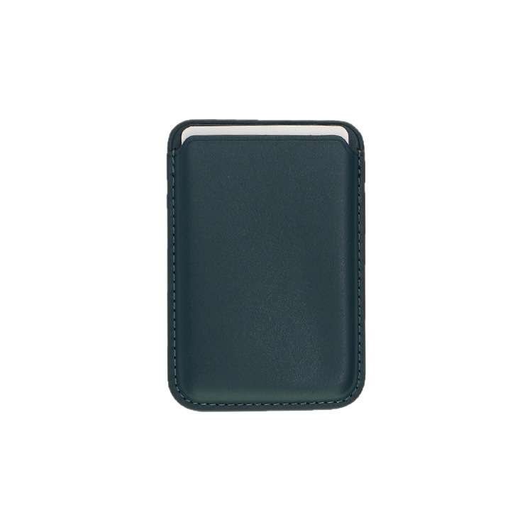 MagSafe картодържател за iPhone 12/12 Pro/12 Pro Max/12 mini/14 Pro Max — PU кожа, магнитно задържане, горещо пресована изработка, възможност за персонализиране