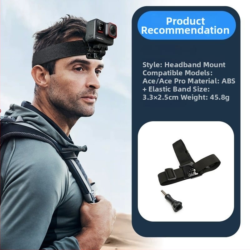 Αξεσουάρ Insta360 Ace Pro 2 – ιμάντας κεφαλής, ιμάντας στήθους, κλιπ για σακίδιο, μοτοσικλετικό στήριγμα