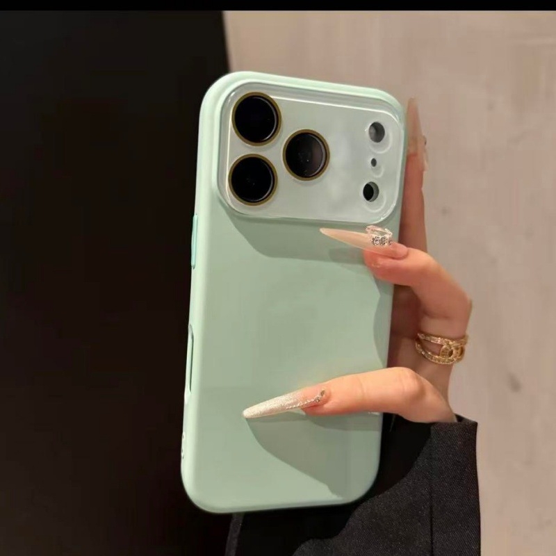 Ye Rong Силиконов калъф за iPhone 11–14 серия (Pro/Pro Max), пълно покритие против изпускане, защита на обектива с филм