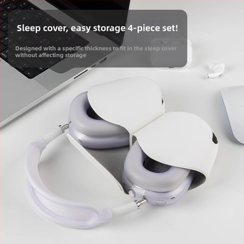 Husă de protecție AirPods Max 2 – silicon, transparent, portabil, carcasă moale, turnare prin injecție