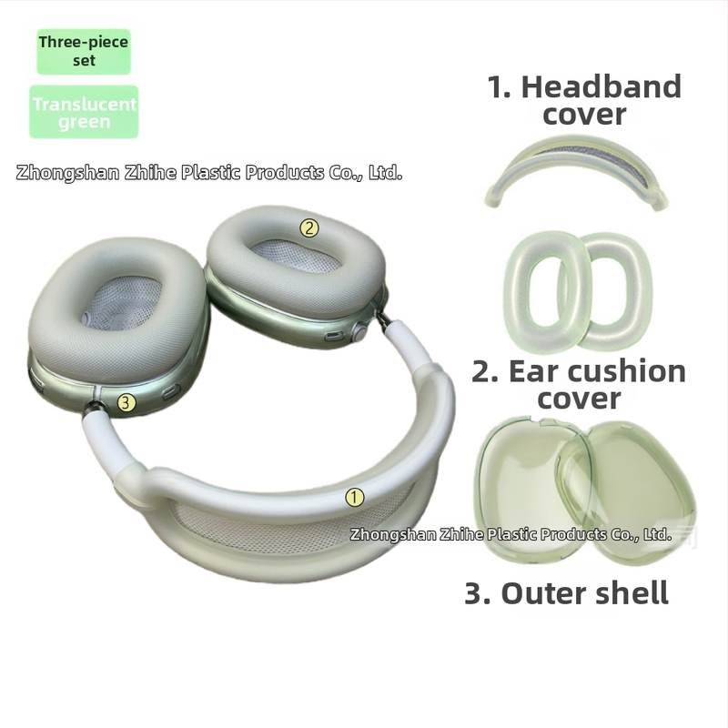 Husă de protecție AirPods Max 2 – silicon, transparent, portabil, carcasă moale, turnare prin injecție