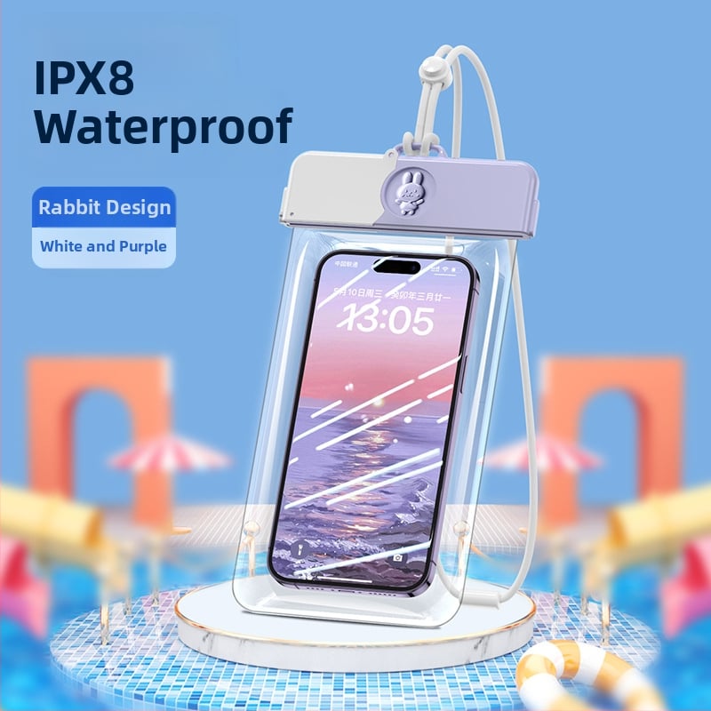 Sac impermeabil pentru telefon cu ecran tactil — ABS+TPU, capacitate 7.2, poliester, stil desen animat, logo tipărit