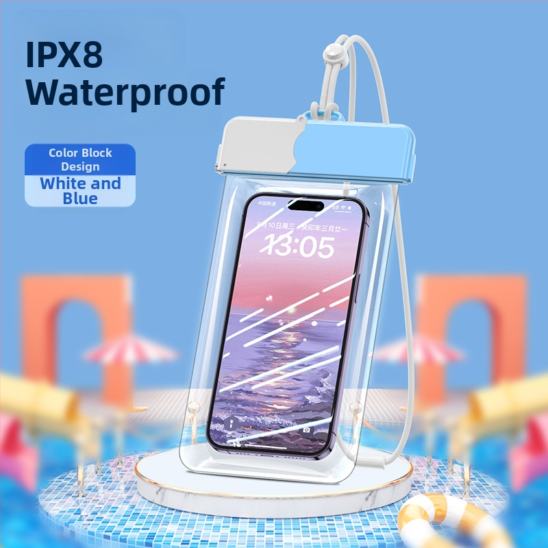 Sac impermeabil pentru telefon cu ecran tactil — ABS+TPU, capacitate 7.2, poliester, stil desen animat, logo tipărit