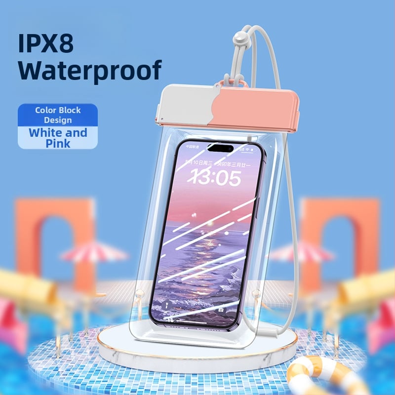 Sac impermeabil pentru telefon cu ecran tactil — ABS+TPU, capacitate 7.2, poliester, stil desen animat, logo tipărit