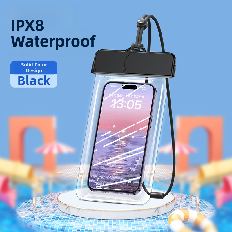 Sac impermeabil pentru telefon cu ecran tactil — ABS+TPU, capacitate 7.2, poliester, stil desen animat, logo tipărit