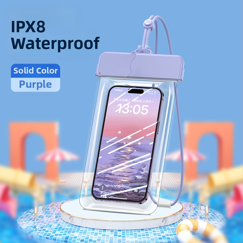 Sac impermeabil pentru telefon cu ecran tactil — ABS+TPU, capacitate 7.2, poliester, stil desen animat, logo tipărit