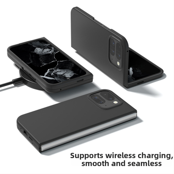 Salokāms telefona vāciņš Google Pixel 9 Pro Fold - PC ciets korpuss, kritiena aizsardzība, CNC apstrāde, pielāgošanas iespēja