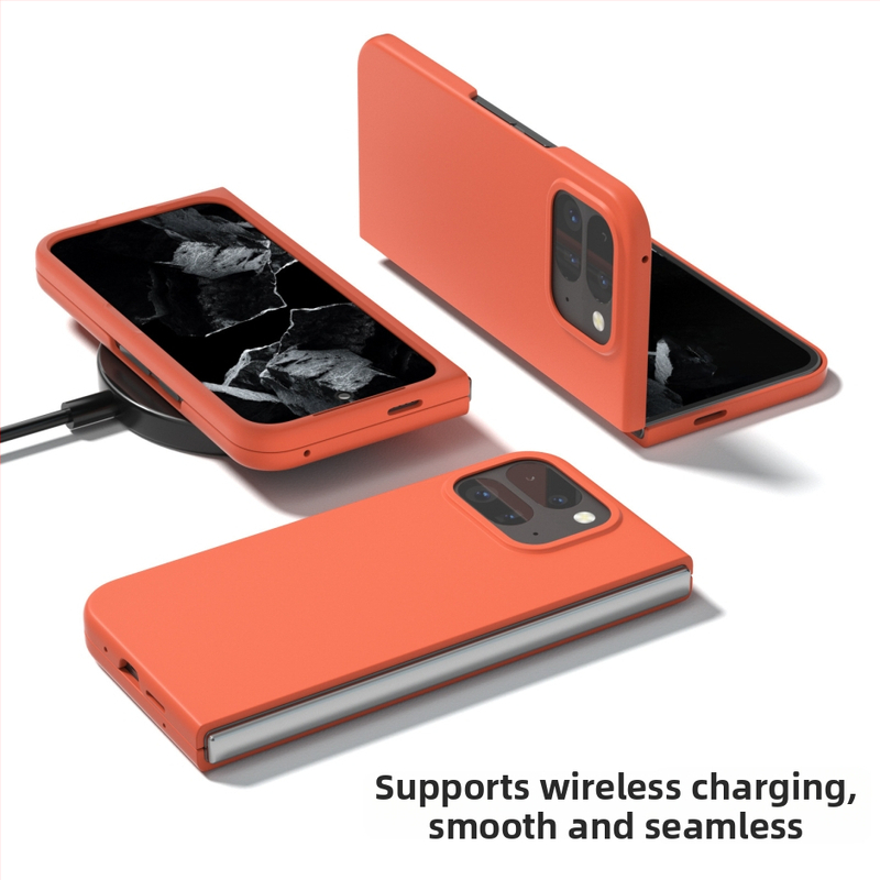 Salokāms telefona vāciņš Google Pixel 9 Pro Fold - PC ciets korpuss, kritiena aizsardzība, CNC apstrāde, pielāgošanas iespēja