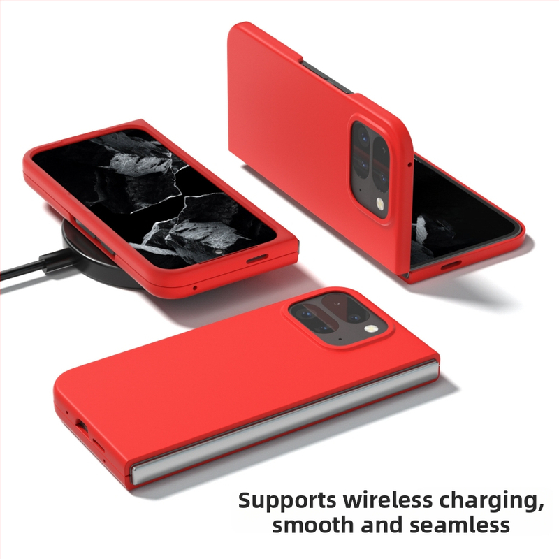 Salokāms telefona vāciņš Google Pixel 9 Pro Fold - PC ciets korpuss, kritiena aizsardzība, CNC apstrāde, pielāgošanas iespēja