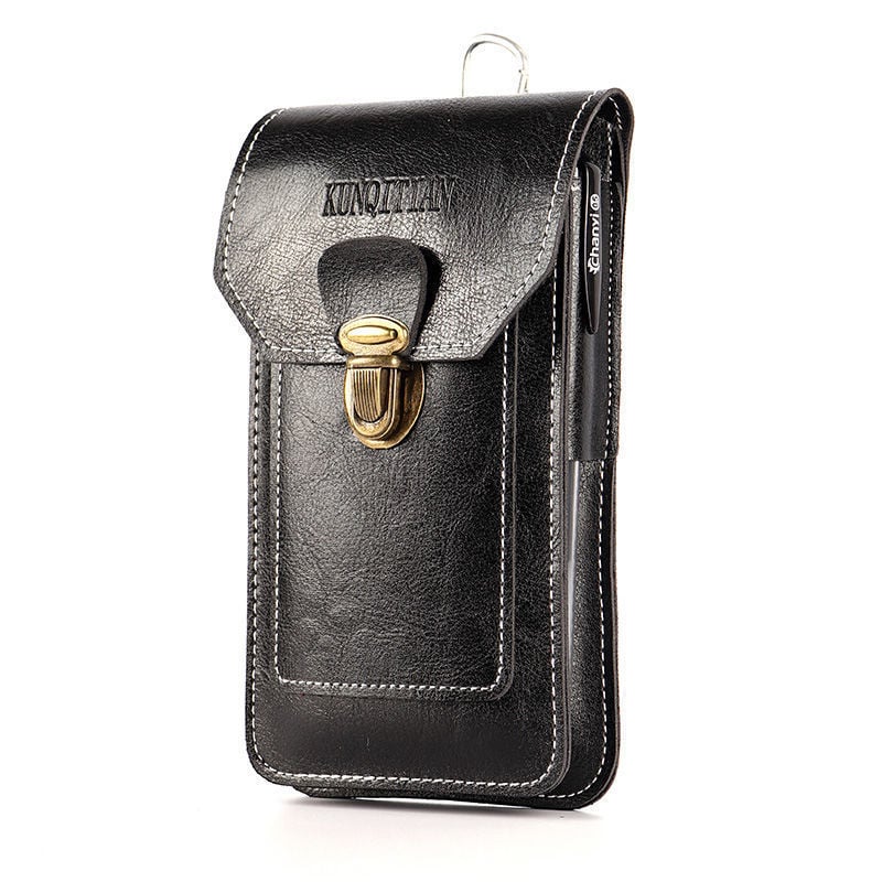 Corduroy mobiltelefon-táska PU bélés és fedett nyílással, üzleti utakhoz, 2018 tavasz