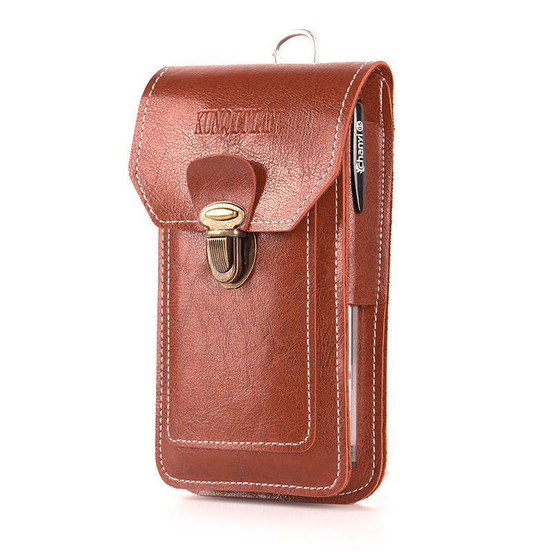 Corduroy mobiltelefon-táska PU bélés és fedett nyílással, üzleti utakhoz, 2018 tavasz