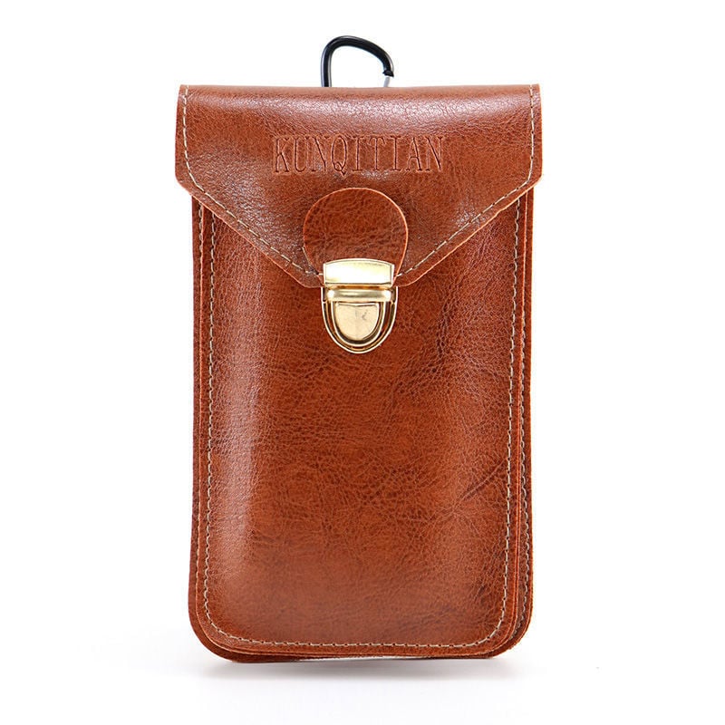 Corduroy mobiltelefon-táska PU bélés és fedett nyílással, üzleti utakhoz, 2018 tavasz