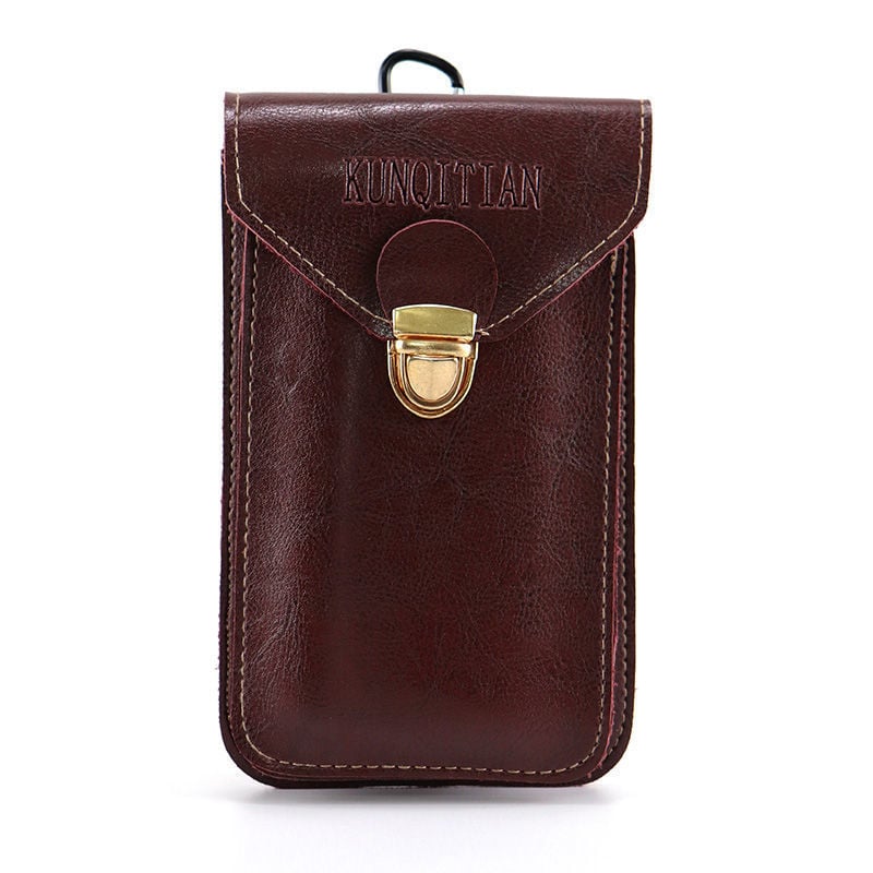 Corduroy mobiltelefon-táska PU bélés és fedett nyílással, üzleti utakhoz, 2018 tavasz