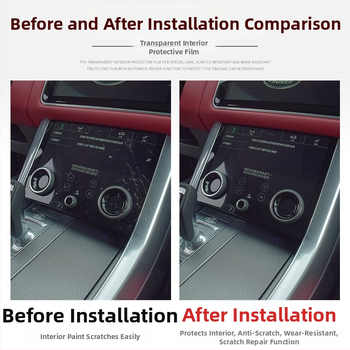 PET ekrāna aizsargs centrālā vadības paneļa, universāls, izturīgs pret augstām un zemām temperatūrām, Luxury Gift