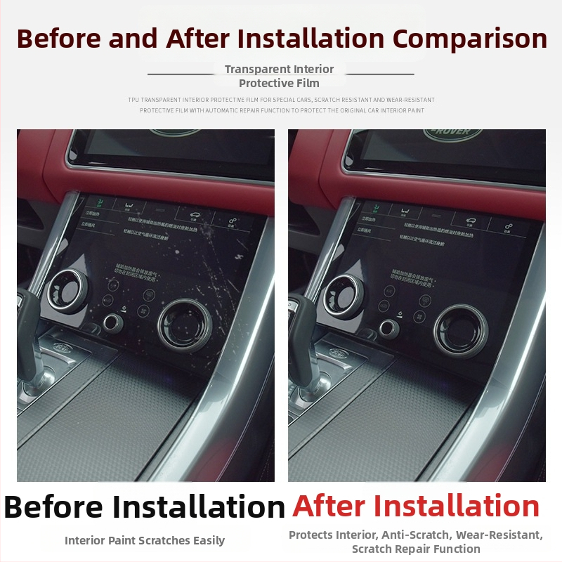 PET ekrāna aizsargs centrālā vadības paneļa, universāls, izturīgs pret augstām un zemām temperatūrām, Luxury Gift