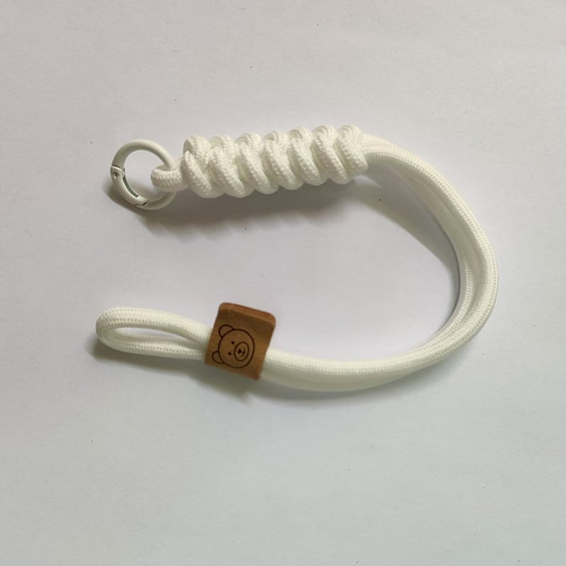 Șnur pentru telefon mobil — design împletit cu nod, din plastic, sfoară din poliester, detașabil anti-pierdere