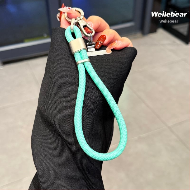 Moteriškas telefono laikiklis su anti-vogimo funkcija, reguliuojamas trumpas dirželis, storas ir tvirtas iš plastiko