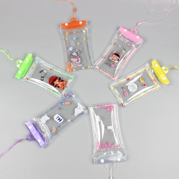 Husă de telefon impermeabilă din PVC, cu design cartoon – potrivită pentru majoritatea telefoanelor; husă plutitoare gonflabilă cu ecran tactil pentru relaxare, scufundări, drumeții și pescuit