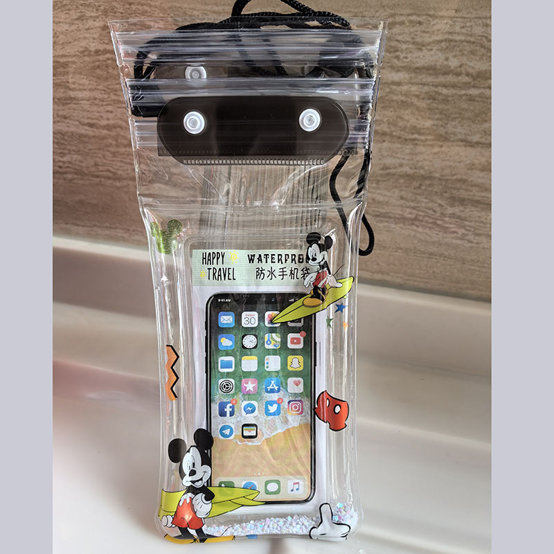 Husă de telefon impermeabilă din PVC, cu design cartoon – potrivită pentru majoritatea telefoanelor; husă plutitoare gonflabilă cu ecran tactil pentru relaxare, scufundări, drumeții și pescuit