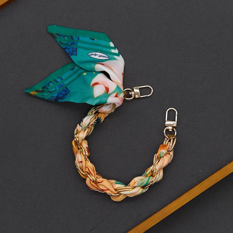 Ланярд за мобилен телефон с плетена изработка, къса каишка за китката, антиизгубващ дизайн, печат на лого и възможност за персонализация