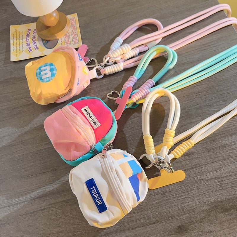 Ланярд за мобилен телефон – дълги и къси версии, дамски стил, пластмасова катарама, материал на въжето: Друг, антизагуба