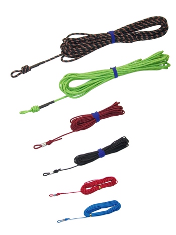 Риболовно въже с ключалка за риба – плетено въже, подсилено със стоманено телено, DIY аксесоар