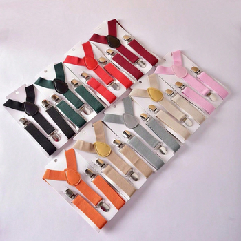 Bretele pentru copii în formă de Y, elastice, cu 3 clipsuri, lungime reglabilă, elasticitate puternică