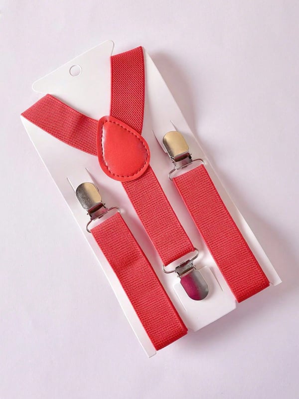 Bretele pentru copii în formă de Y, elastice, cu 3 clipsuri, lungime reglabilă, elasticitate puternică