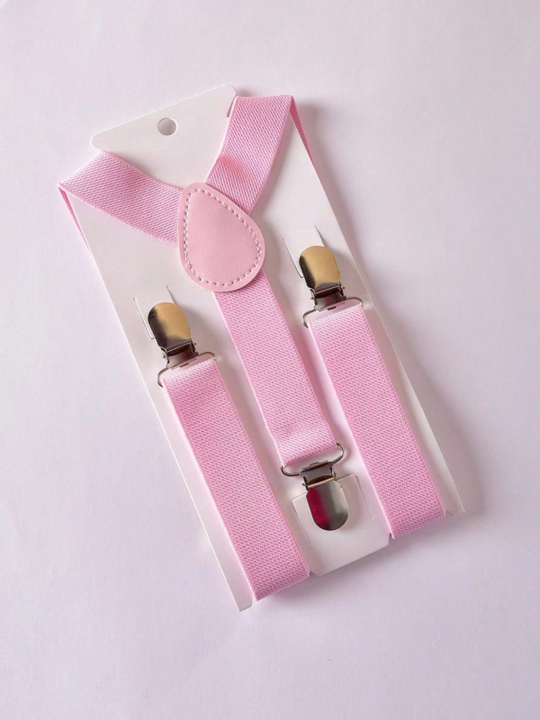 Bretele pentru copii în formă de Y, elastice, cu 3 clipsuri, lungime reglabilă, elasticitate puternică